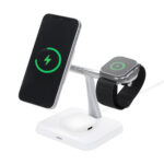 CRG 061 B - MULTICARGADOR INALÁMBRICO AYRTON BLANCO (BLANCO / PLASTICO / METAL) - Imagen 3
