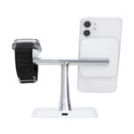 CRG 061 B - MULTICARGADOR INALÁMBRICO AYRTON BLANCO (BLANCO / PLASTICO / METAL) - Imagen 4