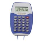 CT 150 A - CALCULADORA COLGABLE ENCORE AZUL (AZUL / PLASTICO)