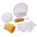 DAM 019 B - KIT DE BAÑO ALTHEA (BLANCO / PLASTICO / POLIESTER) - Imagen 2
