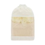 DAM 026 BE - KIT DE BAÑO ADRI (BEIGE / POLIESTER ESPONJAS / ALGODON Y PVC BOLSA / PIEDRA POMEZ)