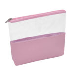 DAM 035 P - COSMETIQUERA ESMERALDA ROSA (ROSA / CURPIEL Y PVC EXTERIOR / POLIESTER FORRO) - Imagen 3