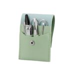 DAM 042 V - SET DE MANICURE EMMA VERDE (VERDE / CURPIEL / METAL)