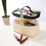 DAM 045 BE - COSMETIQUERA KEWA (BEIGE / YUTE / MICA PVC / POLIESTER / CURPIEL) - Imagen 4