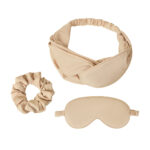 DAM 064 BE - SET DE DESCANSO MARIE BEIGE (BEIGE / POLIESTER / FIBRA DE BAMBU / ELASTICO) - Imagen 3