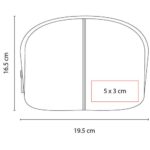 DAM 502 G - COSMETIQUERA VICTORIA GRIS (GRIS / MICROFIBRA) - Imagen 2