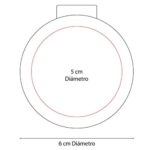 DAM 560 PT - ESPEJO FANCY ROSA (ROSA / PLASTICO) - Imagen 3