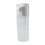 DAM 570 - SET DE BROCHAS CRYSTAL FACE (TRANSPARENTE / PLASTICO)