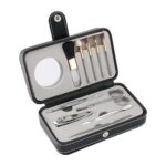 DAM 773 - SET DE MANICURE Y BROCHAS YOUNG (NEGRO / CURPIEL)