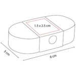 DPO 019 B - BORRADOR SACAPUNTAS SKET (BLANCO / PLASTICO / GOMA) - Imagen 4