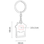 DPO 028 S - LLAVERO DESTAPADOR DENPASAR PLATA (PLATA / METAL) - Imagen 4