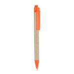 ECO 010 O - BOLÍGRAFO PLANET NARANJA (NARANJA / CARTON / PLASTICO)