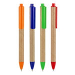 ECO 025 A - BOLÍGRAFO MATOBO AZUL (AZUL / CARTON / PLASTICO) - Imagen 3