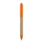 ECO 025 O - BOLÍGRAFO MATOBO NARANJA (NARANJA / CARTON / PLASTICO)