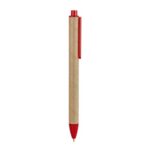 ECO 025 R - BOLÍGRAFO MATOBO ROJO (ROJO / CARTON / PLASTICO)
