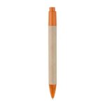 ECO 030 O - BOLÍGRAFO LANZ NARANJA (NARANJA / CARTON / PLASTICO)