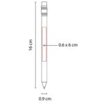 ECO 035 O - BOLÍGRAFO ZAMBEZE NARANJA (NARANJA / CARTON / PLASTICO) - Imagen 2