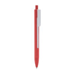 ECO 080 R - BOLÍGRAFO ECO GRURI ROJO (ROJO / PLASTICO / FIBRA DE TRIGO)