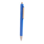 ECO 090 A - BOLÍGRAFO KIBRIT AZUL (AZUL / FIBRA DE TRIGO / PLASTICO / CARTON)