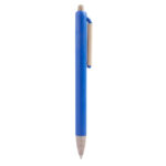 ECO 090 A - BOLÍGRAFO KIBRIT AZUL (AZUL / FIBRA DE TRIGO / PLASTICO / CARTON) - Imagen 3