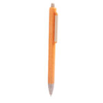 ECO 090 O - BOLÍGRAFO KIBRIT NARANJA (NARANJA / FIBRA DE TRIGO / PLASTICO / CARTON)