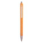 ECO 090 O - BOLÍGRAFO KIBRIT NARANJA (NARANJA / FIBRA DE TRIGO / PLASTICO / CARTON) - Imagen 2
