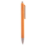 ECO 090 O - BOLÍGRAFO KIBRIT NARANJA (NARANJA / FIBRA DE TRIGO / PLASTICO / CARTON) - Imagen 3