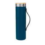 ELM 002 A - TERMO ICONIC AZUL (AZUL / ACERO INOXIDABLE / BAMBU / SILICON) - Imagen 3