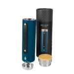 ELM 002 A - TERMO ICONIC AZUL (AZUL / ACERO INOXIDABLE / BAMBU / SILICON) - Imagen 4