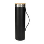 ELM 002 N - TERMO ICONIC NEGRO (NEGRO / ACERO INOXIDABLE / BAMBU / SILICON) - Imagen 3