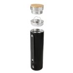 ELM 002 N - TERMO ICONIC NEGRO (NEGRO / ACERO INOXIDABLE / BAMBU / SILICON) - Imagen 4