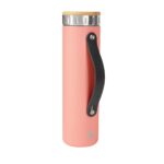 ELM 002 P - TERMO ICONIC ROSA (ROSA / ACERO INOXIDABLE / BAMBU / SILICON)