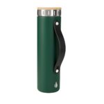ELM 002 V - TERMO ICONIC VERDE (VERDE / ACERO INOXIDABLE / BAMBU / SILICON)