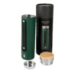 ELM 002 V - TERMO ICONIC VERDE (VERDE / ACERO INOXIDABLE / BAMBU / SILICON) - Imagen 4