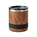ELM 003 C - TERMO LOWBALL CAFÉ (CAFE / ACERO INOXIDABLE / TRITAN / SILICON)