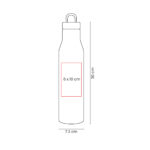 EVS 002 N - TERMO ASPEN NEGRO (NEGRO / ACERO INOXIDABLE / PLASTICO) - Imagen 3
