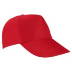 GEP 003 R - GORRA BEZIERS ROJO (ROJO / ALGODON)