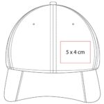 GEP 006 N - GORRA AVADI NEGRO (NEGRO / POLIESTER) - Imagen 2