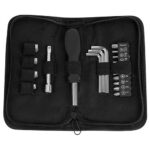 HER 010 - SET DE HERRAMIENTAS INDUSTRY (NEGRO / METAL / PLASTICO / POLIESTER)