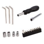 HER 010 - SET DE HERRAMIENTAS INDUSTRY (NEGRO / METAL / PLASTICO / POLIESTER) - Imagen 3