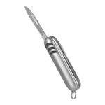HER 06 - MINI NAVAJA BULLET (PLATA / METAL) - Imagen 3