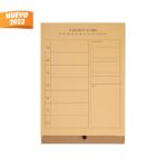 HL 006 BE - PLANEADOR SEMANAL ZIEL (BEIGE / CARTON / PAPEL KRAFT) - Imagen 8