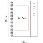 HL 012 V - LIBRETA ABDALA VERDE (VERDE / PLASTICO) - Imagen 3