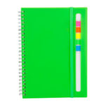 HL 012 V - LIBRETA ABDALA VERDE (VERDE / PLASTICO)