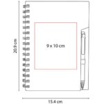 HL 2040 N - LIBRETA ANTLIA NEGRO (NEGRO / CARTON / PAPEL RECICLADO) - Imagen 2