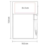 HL 6530 BE - PORTA NOTAS AZALAI (BEIGE / CARTON / PAPEL) - Imagen 3