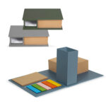 HL 701 A - PORTA NOTAS KUSLIG AZUL (AZUL / CARTON / PAPEL) - Imagen 5