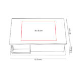 HL 701 A - PORTA NOTAS KUSLIG AZUL (AZUL / CARTON / PAPEL) - Imagen 4