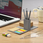 HL 701 G - PORTA NOTAS KUSLIG GRIS (GRIS / CARTON / PAPEL) - Imagen 3