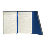 HL 9041 A - SET DE LIBRETA JINSEI AZUL (AZUL / CURPIEL Y METAL LIBRETA / ACERO INOXIDABLE BOLIGRAFO) - Imagen 4